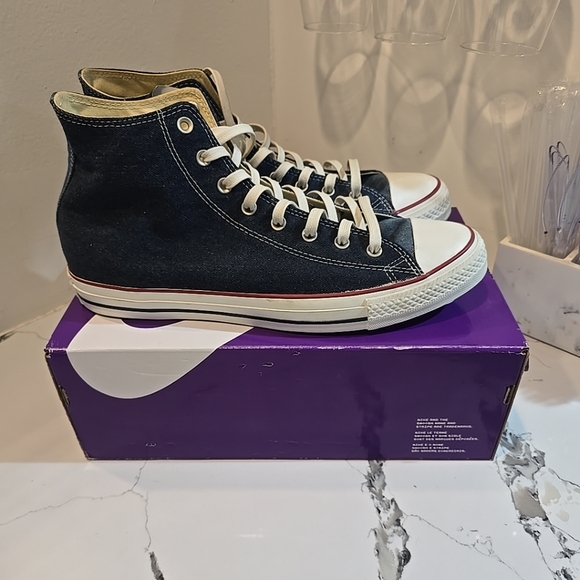 Converse All Star Hi Men's Size 13 Denim Blue 2 Tone NWOB - Picture 6 of 9